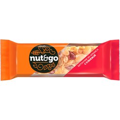 Батончик Nut&Go Арахис с клюквой 42г