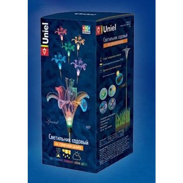 Светильник садовый Лилия RGB-светодиод USL-S-104/MT810 Lily
