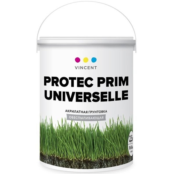 Грунтовка Protec Prim Universelle акрилатная обеспыливающая G-5 2,5л