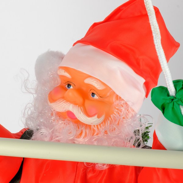 Фигура Дед Мороз на лестнице 60см, SYSDLRB-1423061