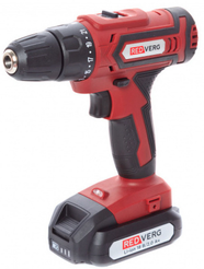 Шуруповерт аккумуляторный RedVerg RD-S18M/U Li-ion 25Нм 18.0В 2х2Ач