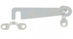 Крючок дверной Скобяной 75мм цинк