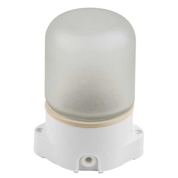 Светильник влагозащищенный Uniel UWL-K01R 60W/E27 IP65 WHITE круг Е27 белый