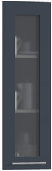 Фасад витрина Эстель 29,6х92х1,6см ФВ-130 Графит глянец
