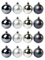 Набор шаров 16шт 6см серебро SYQD-0121156