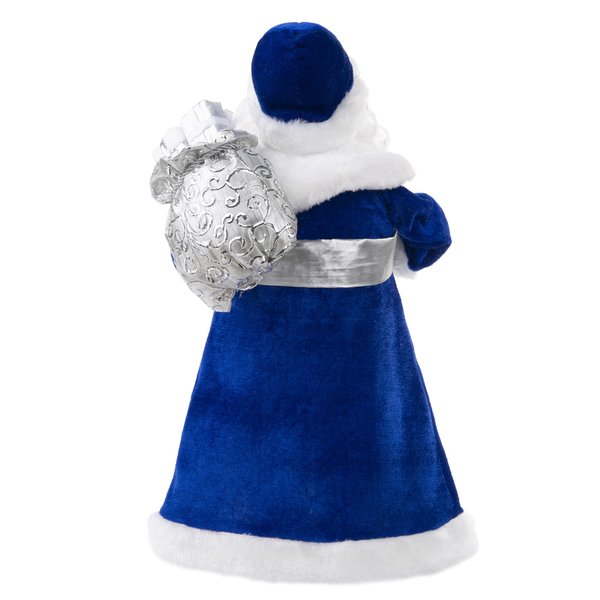 Фигурка Дед Мороз В синей шубке 20,5x12,5x41,5см 88460