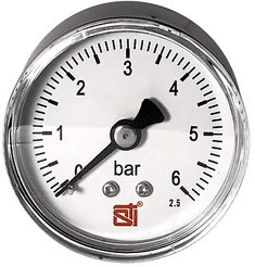Манометр аксиальный STI Ø50мм,6бар (G1/4")