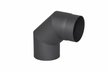 Отвод Lava черный 90град.D120 сталь 2мм