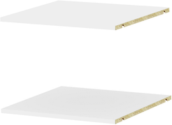 Полка д/шкафа Рум 46,8х1,6х38,4см ЛДСП Белый 2шт