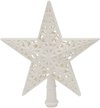 Верхушка елочная Звезда ажурная 21х19,5см белый/глиттер SYSDX-3525148 Верхушка елочная Звезда ажурная 21х19,5см белый/глиттер SYSDX-3525148