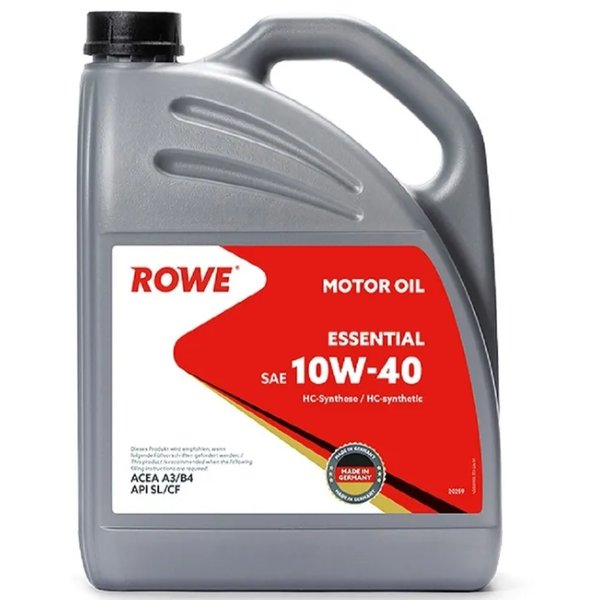 Масло моторное Rowe Essential SAE 10W-40 синтетическое 4л 