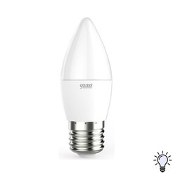 Лампа Gauss Elementary Свеча 8W 540lm 4100K Е27 LED 1/10/100