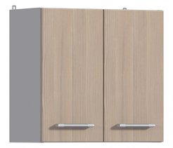 Шкаф навесной Виктория ЛП-60 Белый/Сосна Авола Шампань