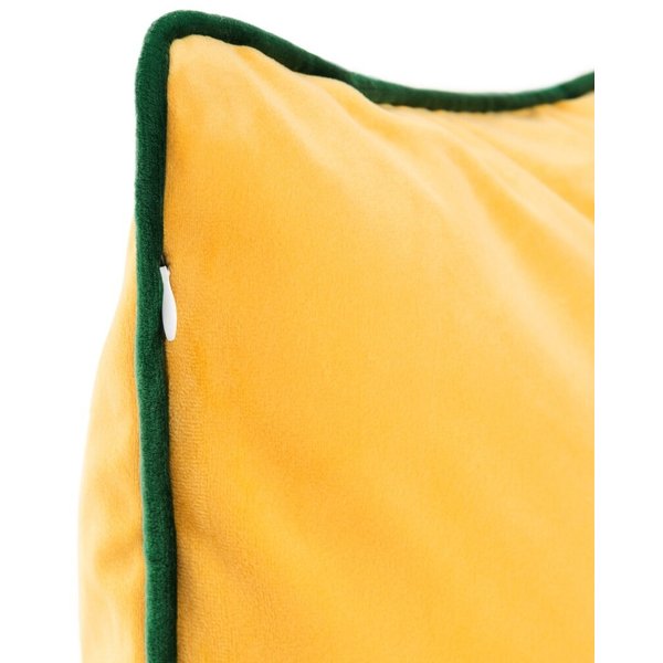 Подушка декоративная Shangri La 40х40, на потайной молнии, желтый-зеленый