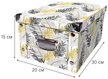 Коробка д/хранения Storidea перья 15х20х30см с крышкой, картон