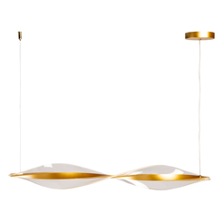 Подвес Конти 30W LED металл, акрил, золото