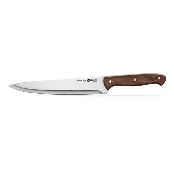 Нож д/мяса APOLLO Genio Macadamia 31см сталь/древесина ореха