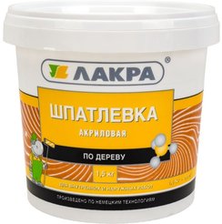 Шпатлевка по дереву белый Лакра 1,5кг Л-С
