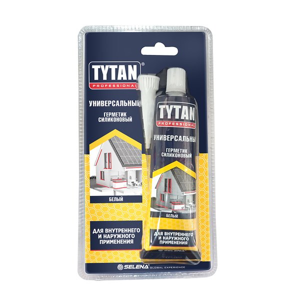 Герметик силиконовый универсальный TYTAN Professional белый (85мл)