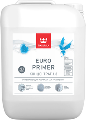 Грунтовка укрепляющая Tikkurila/Tikkivala EURO PRIMER концентрат 1:3 (10л)