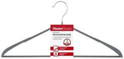 Плечики д/одежды Master House Жизель р-р 46-54 металл, противоскольз.покрытие, серый