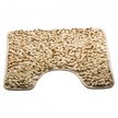 Коврик для туалета Doppio 50x50см Beige полиэстер беж/шок.SWMT-3002
