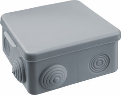 Коробка распаячная 100х100мм квадрат IP54 для открытого монтажа