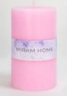 Свеча формовая Miram Home Matte 6х15см розовый
