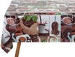 Клеенка Dekorelle Jakline385 140см коричневый, ПВХ