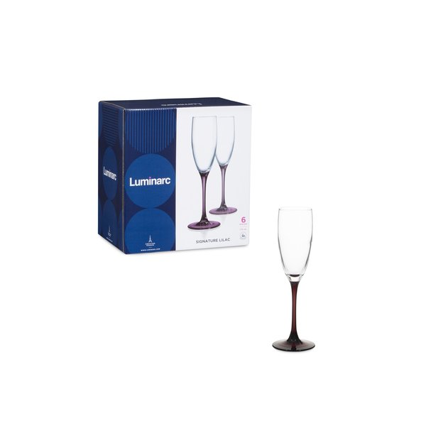 Набор бокалов д/шампанского Luminarc Эталон Лилак 6шт 170мл стекло