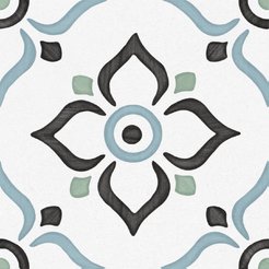 Керамогранит 20х20х0,8см PONZA GARDEN,цвет белый, матовая, 1м2