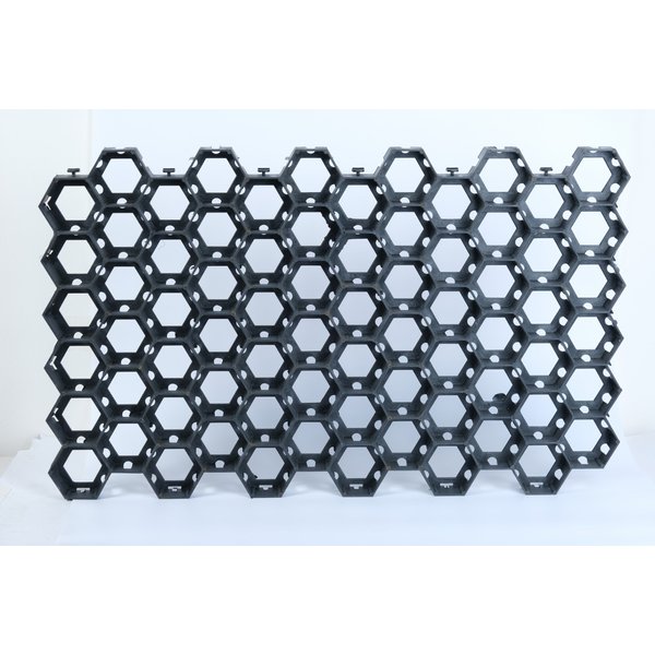 Решетка газонная 68х41х3,2-пластиковая черная