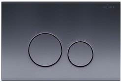 Панель смыва для инсталляции Aquatek KDI-0000039 из нержавеющей стали, оружейная сталь