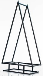 Дровница для сада Елка 60х30х113см кованая металл