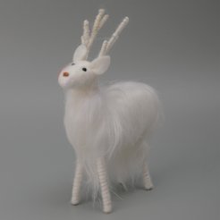 Фигура Олень белый 25см, SYXTSD-5625098
