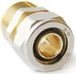 Муфта латунная обжимная Pro Aqua Ø16x1/2" наружная резьба