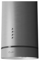 Вытяжка кухонная островная LEX TUBO ISOLA 350 INOX D150мм серебристый