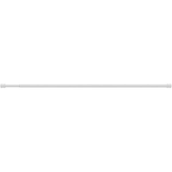 Карниз для ванной Milardo 110-200см прямой раздвижной, белый арт.010A200M14