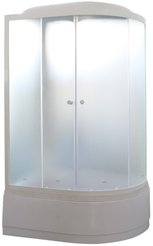 Кабина душевая PARLY EF1221L (80х120х210) высокий поддон, стекла матовые, белые