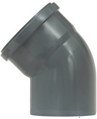 Отвод для внутренней канализации Lammin d50мм/45°