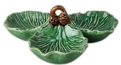 Менажница Lefard Green Pine 22,8х23х8,5см 3секции керамика