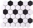 Мозаика Tessare 28,2х27,1х0,6см керамика черно-белый шт(JFQ51011)