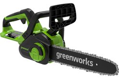 Пила цепная аккумуляторная Greenworks G24CS25K2 Li-lon 24.0В 2Ач шина 25см