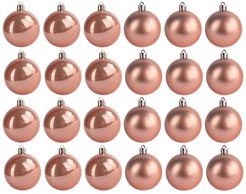 Набор шаров 24шт 6см розовый SYQA-012297