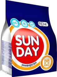 Порошок стиральный д/машины автомат Sunday универсальный 3кг