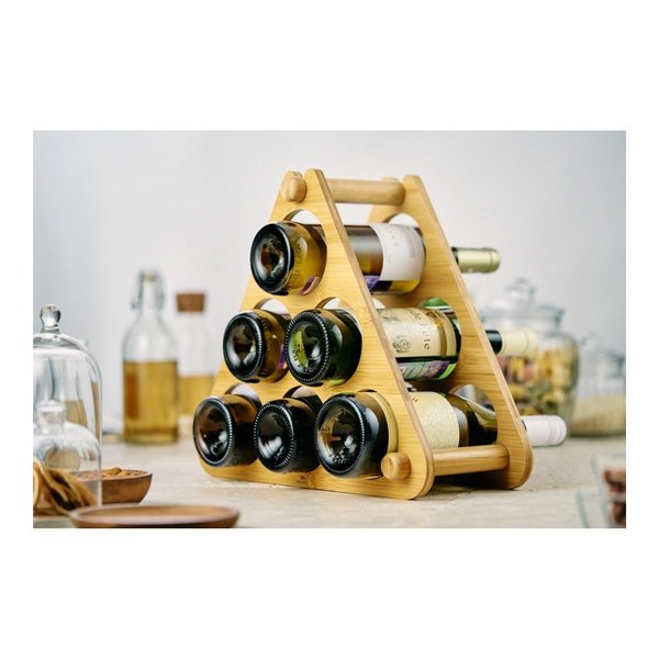 Подставка для 6 бутылок Walmer Wine Time 36х17х31см бамбук
