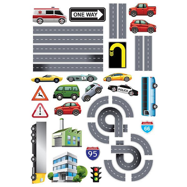 Наклейка декоративная Декоретто Автомагистраль KL 6001