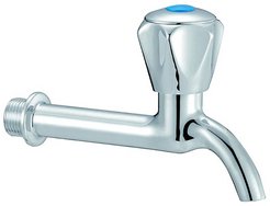 Кран водоразборный 1/2" удлиненный (хром)