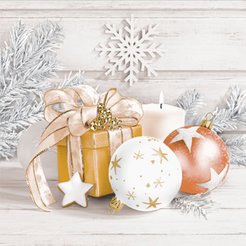 Салфетки бумажные Bouquet Праздничный натюрморт 20шт 33х33см 3-слойные