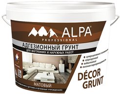 Грунт адгезионный ALPA Decor Grunt (9л/15кг)